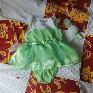 Tinker Bell w/Headband Disney Outfit/Costume